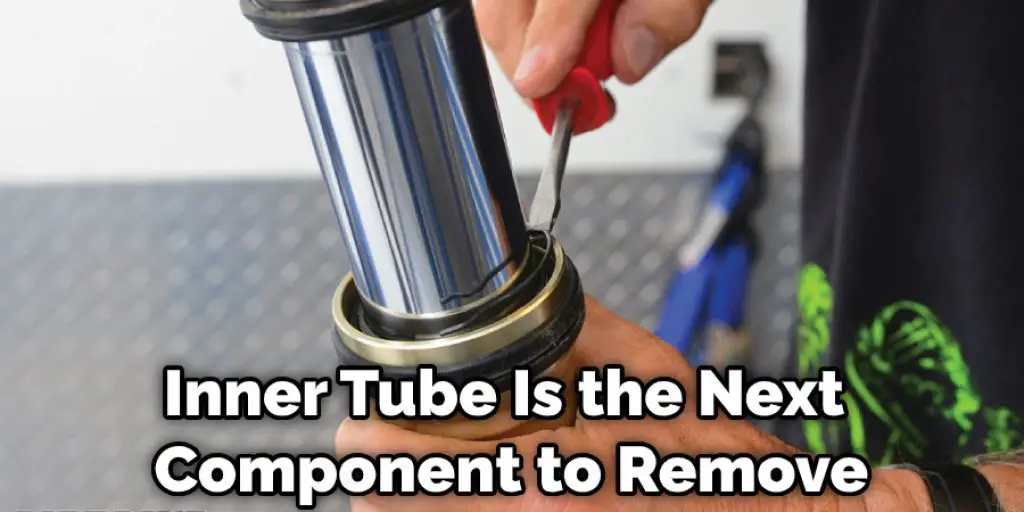 Inner Tube Is the Next Component to Remove