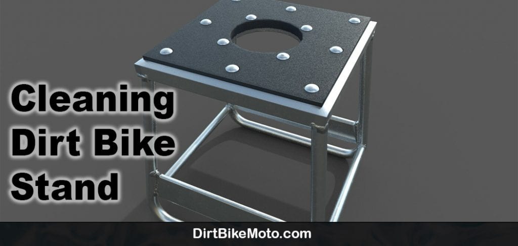 Cleaning Dirt Bike Stand