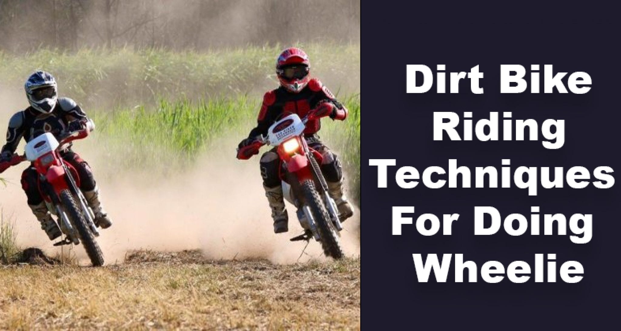How to Wheelie a Dirt Bike 2 Stroke Dirt Bike Moto