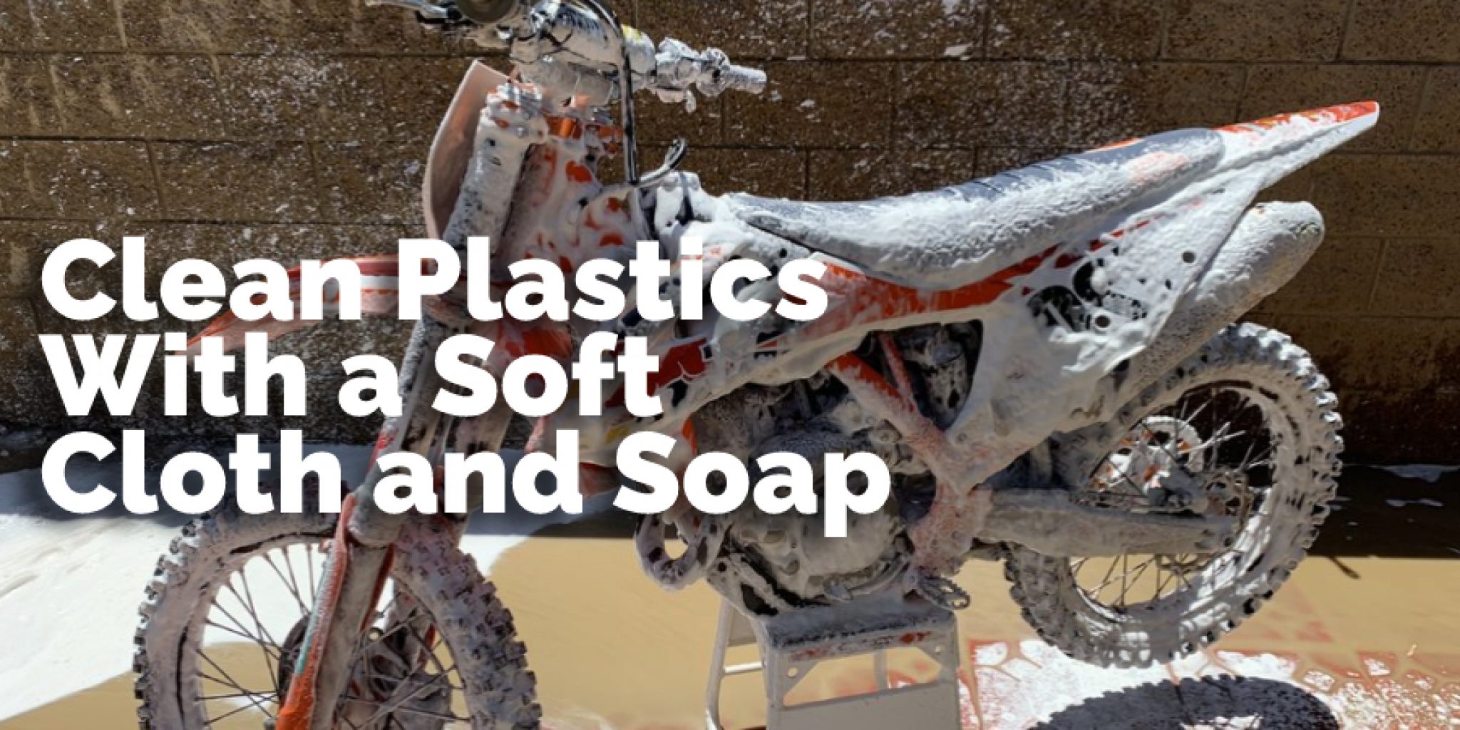 How to Clean Dirt Bike Plastics Dirt Bike Moto