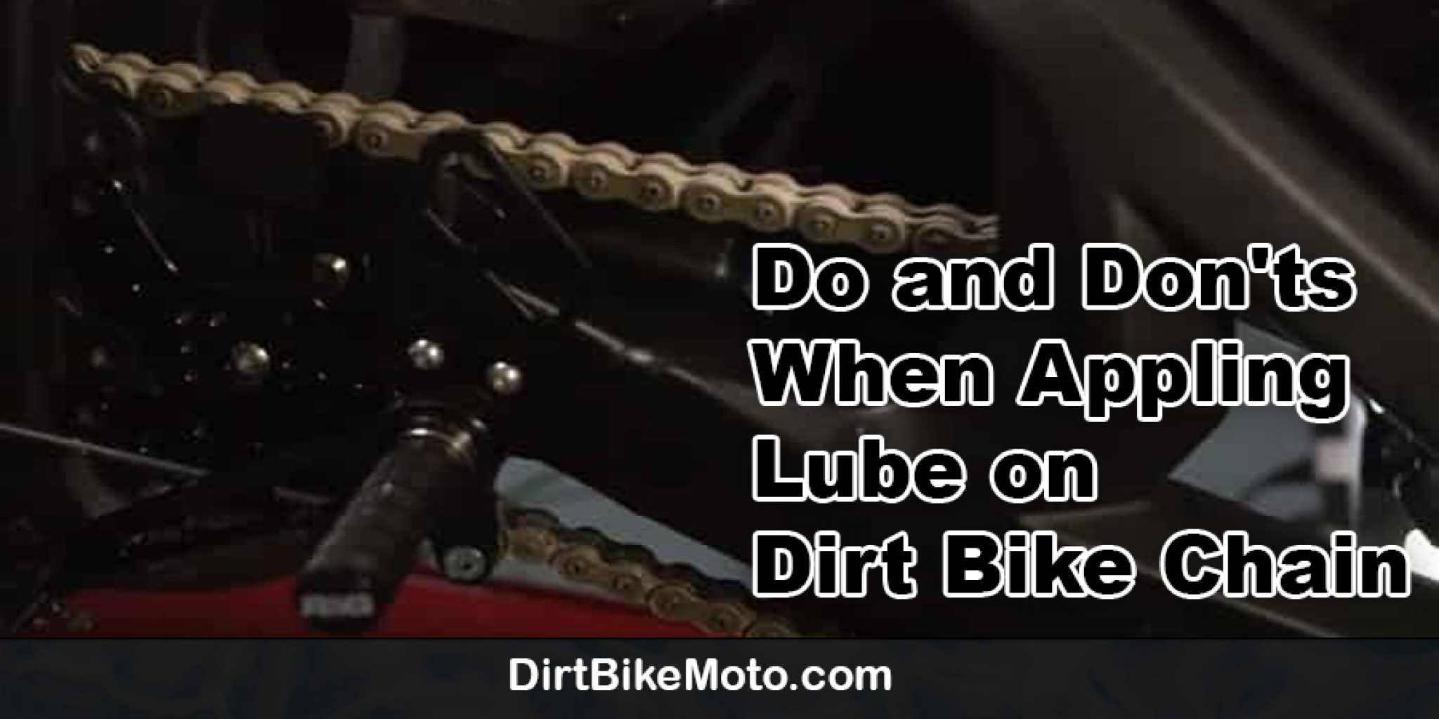 Best Chain Lube for Dirt Bikes Dirt Bike Moto