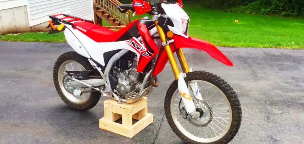 How to Make a Dirt Bike Stand Out of Wood