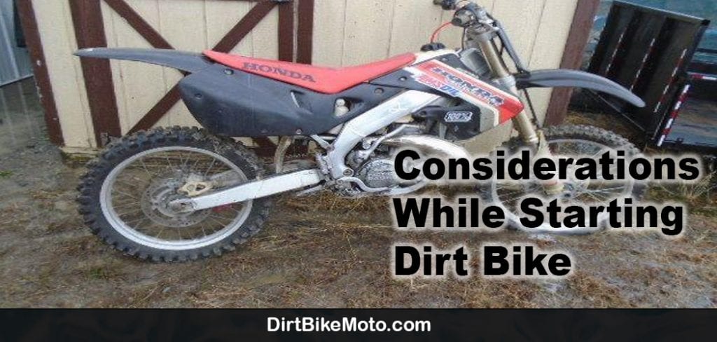 Key Considerations While Starting a Dirt Bike