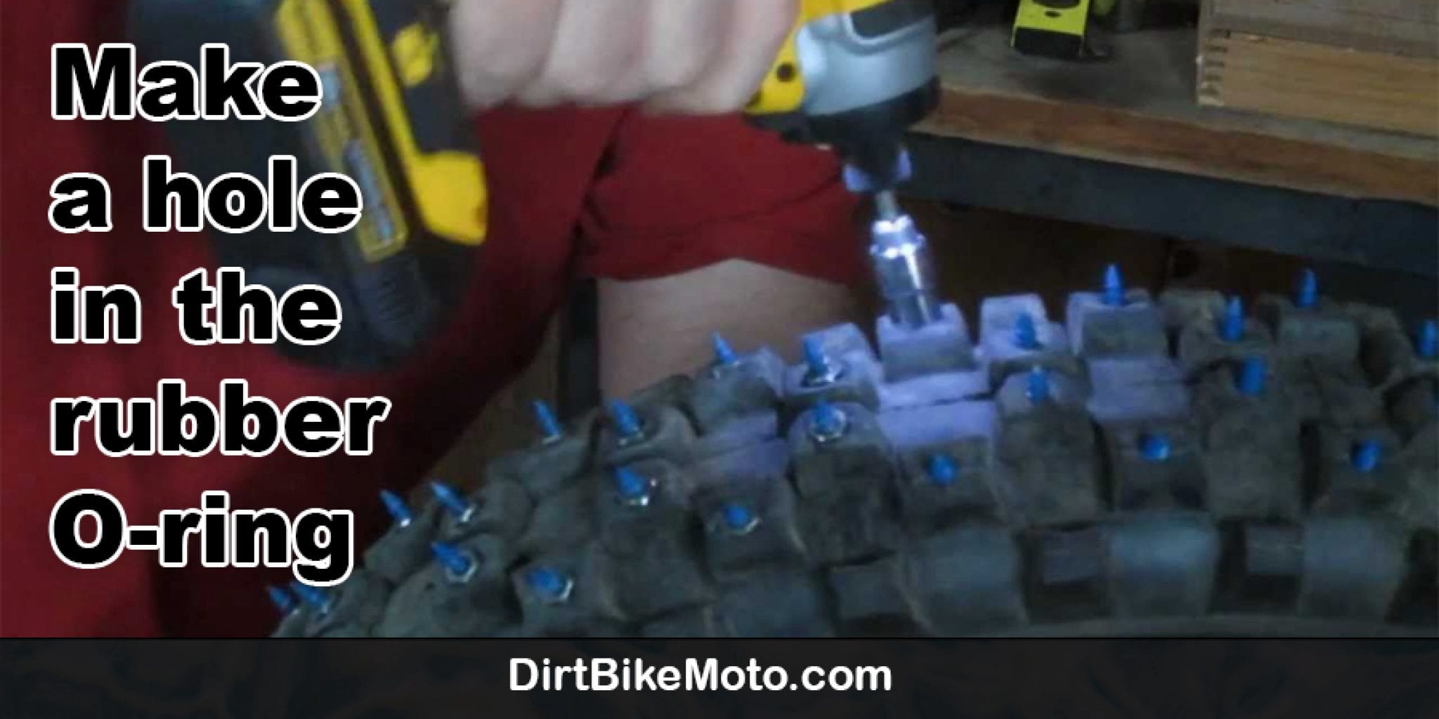 How to Stud Dirt Bike Tires Dirt Bike Moto