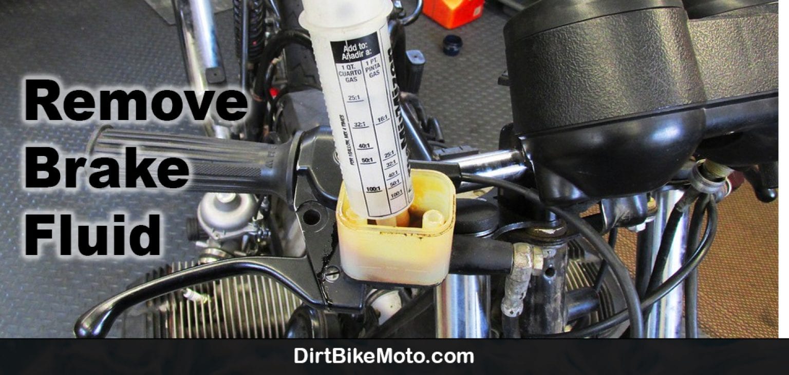 How to Bleed Rear Brakes on a Dirt Bike Dirt Bike Moto