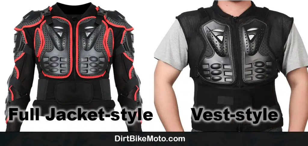 Types of Dirt Bike Chest Protectors