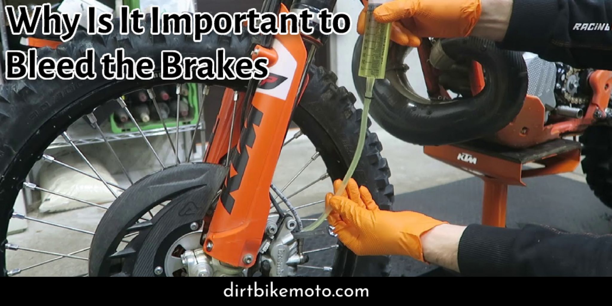How to Bleed Dirt Bike Front Brakes Dirt Bike Moto