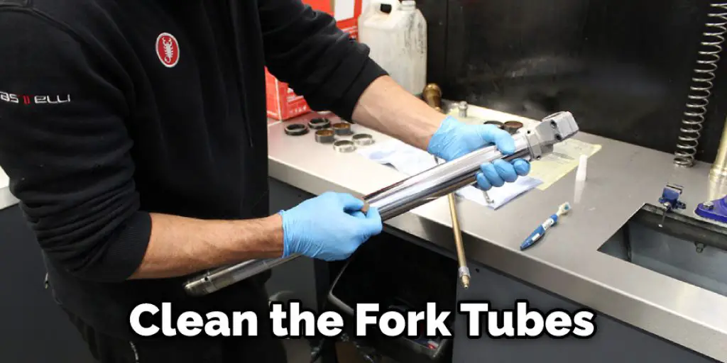 Clean the Fork Tubes