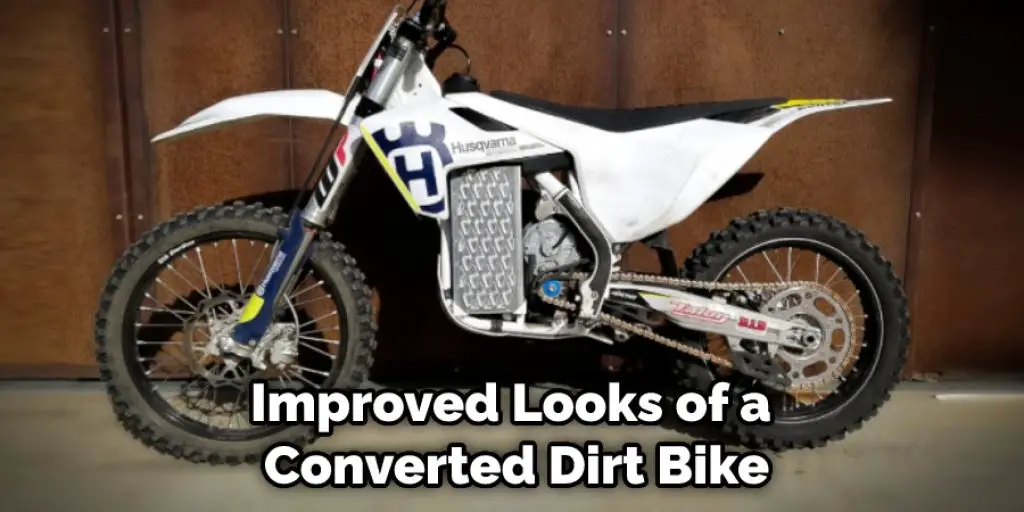 Improved Looks of a  Converted Dirt Bike
