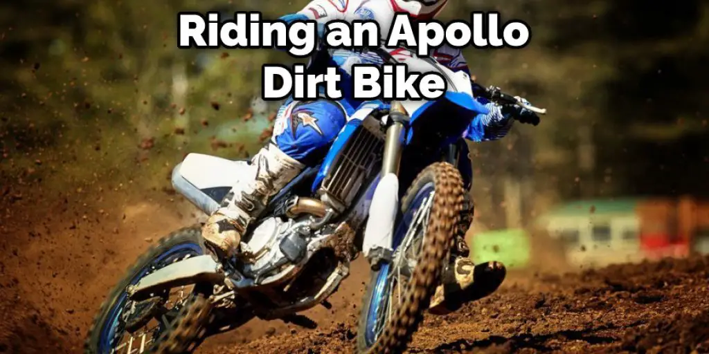 Riding an Apollo Dirt Bike