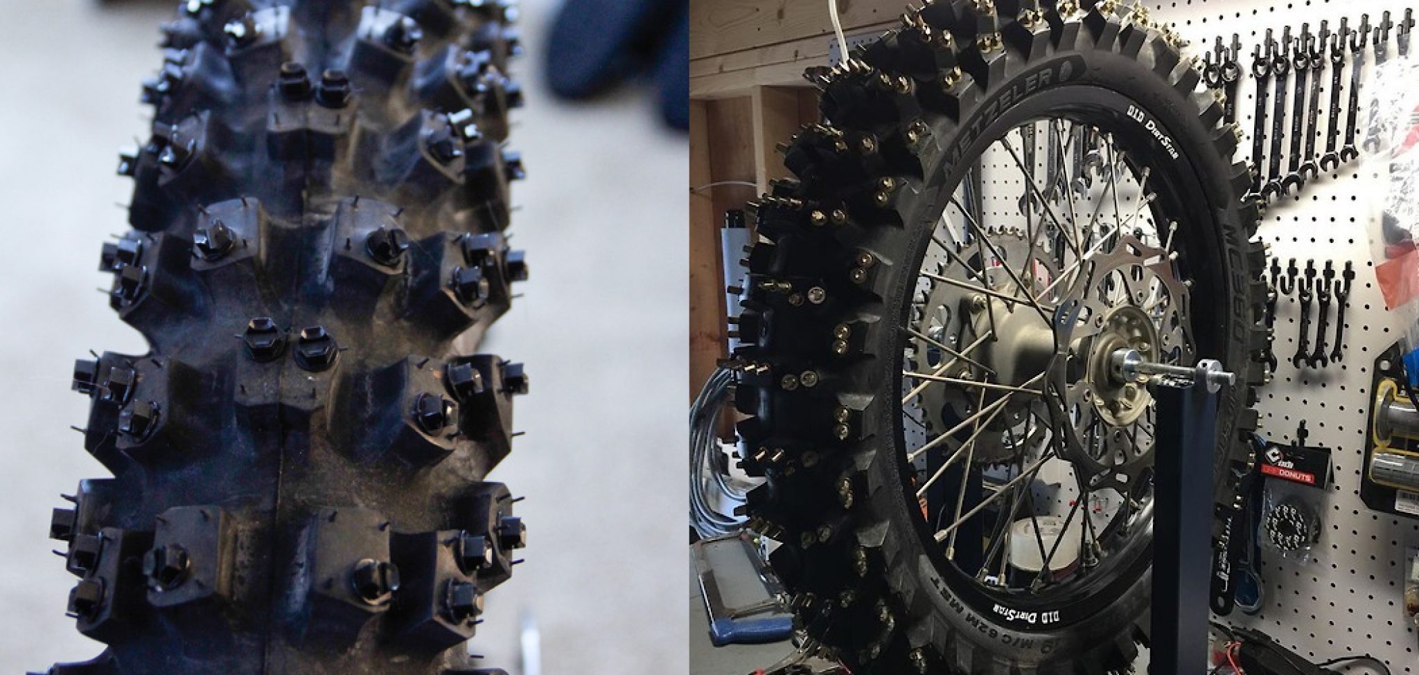 How to stud a dirt bike tire