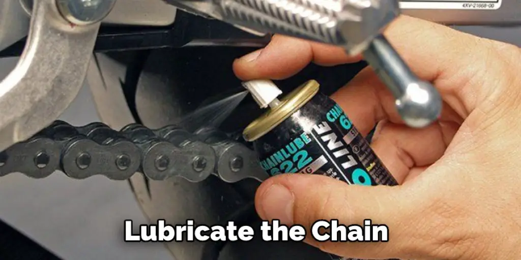 Lubricate the Chain  