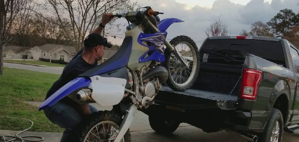 how to load a dirt bike without a ramp