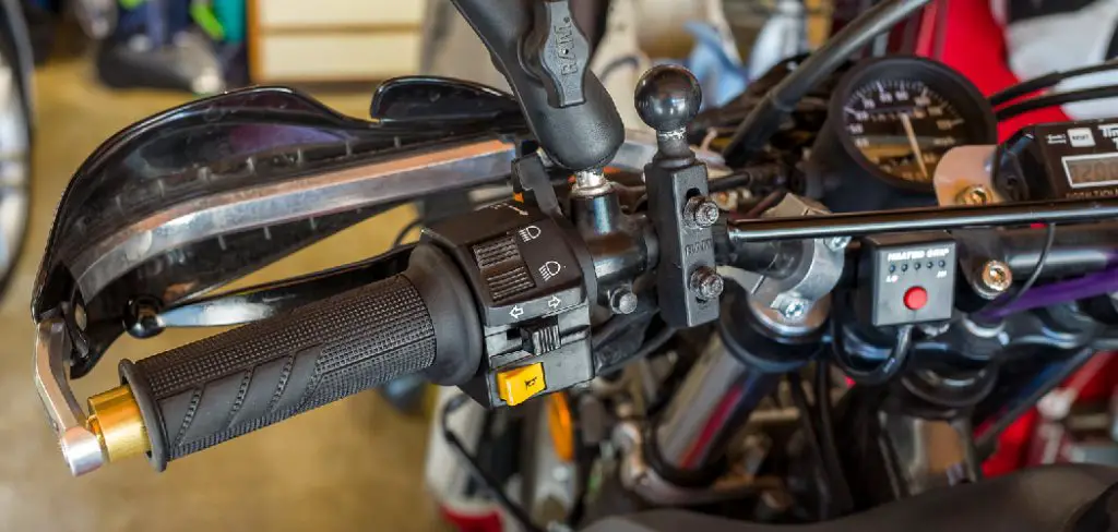 how to put grips on a dirt bike