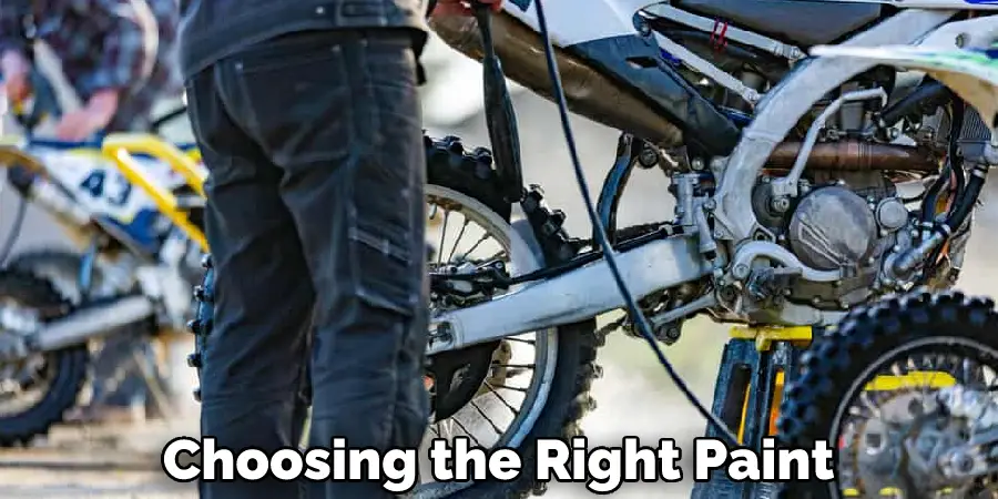 painting dirt bike plastics