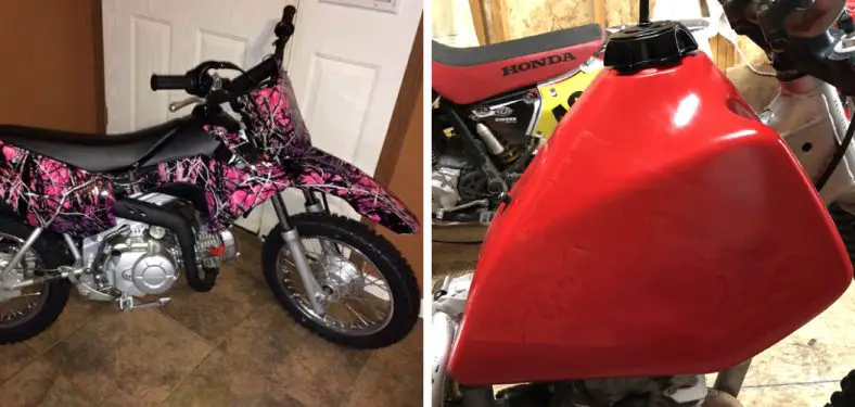 How To Paint Dirt Bike Plastics Dirt Bike Moto