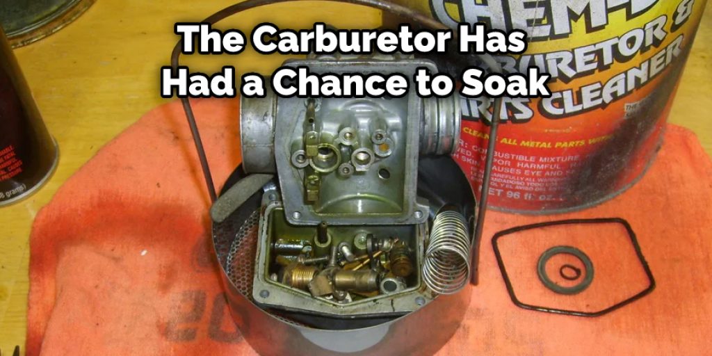 The Carburetor Has Had a Chance to Soak