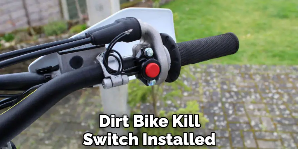 Dirt Bike Kill Switch Installed