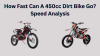 How Fast Can A 450cc Dirt Bike Go?